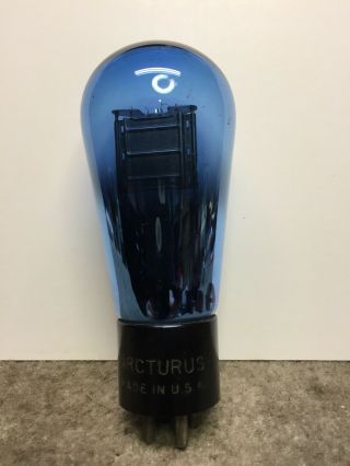 Arcturus Blue 45 Globe Tube,  Engraved Base