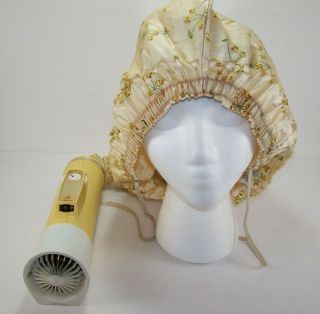 Vintage Sunbeam Womens Hair Dryer Lady Model Phd1 Heat Control Travel Case