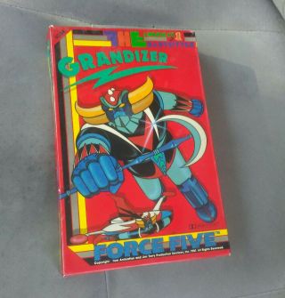 Vintage Vhs Grandizer Force Five Fully Animated Cartoon Collectible 1986