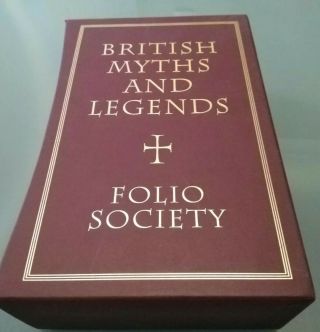 Folio Society British Myths And Legends 3 Volume Set In Slipcase King Arthur
