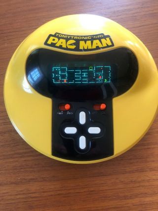 Vintage Tomytronic Pac Man Electric Hand Held Game