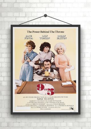 9 To 5 Dolly Parton Classic Vintage Large Movie Poster Print A0 A1 A2 A3 A4 Maxi