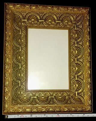 Distressed Vintage Ornate Gold Picture Frame 6x8 Holds 4x6 Photo