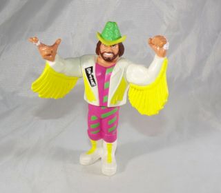 Vintage Wwf Hasbro Series 5 Macho Man Randy Savage Loose Figure C - 8,  Wwe