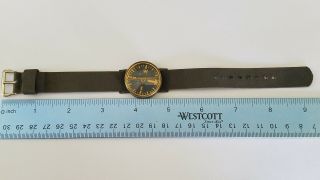 Vintage Military Survival Wrist Compass With Olive Drab Nylon Strap W.  C.  Co. 5