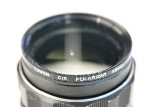 Asahi Pentax - Takumar 1:2 55mm Lens with Tiffen 49mm Cir.  Polarizer Filter 6