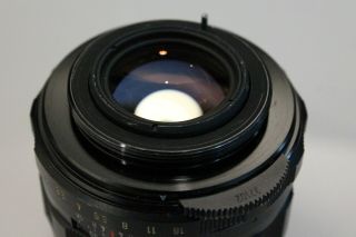 Asahi Pentax - Takumar 1:2 55mm Lens with Tiffen 49mm Cir.  Polarizer Filter 7