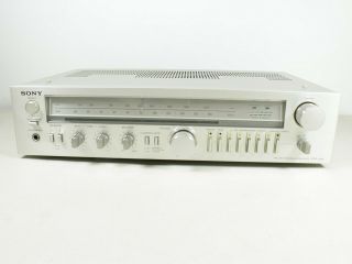 Vintage Sony Str - V15 - Fm Am Program Receiver Stereo - Cassette - Phono - Japan