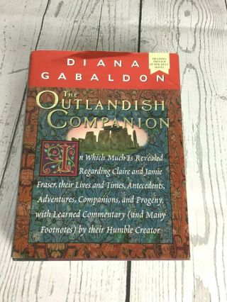 Outlander: The Outlandish Companion By Diana Gabaldon (1999,  Hardcover) Vintage