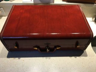 Vintage 1950s Samsonite Suitcase Style 4932 Brown Luggage Shwayder Bros