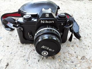 Vintage Nikon Camera,  Vintage Nikon Em 35mm Camera,  Nikon Cameras,  Vintage Cameras