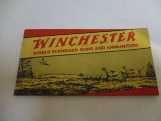 Winchester " World Standard Guns & Ammunition " Catlog/booklet - 1936?