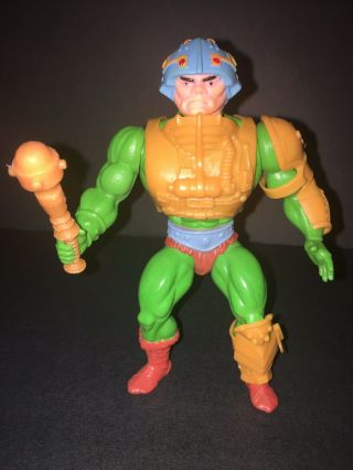 Vtg 80s Motu Man At Arms Complete W/mace He Man 1980s Taiwan 1981