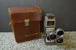Vintage Bell &howell Model 252 Movie Camera W/case - Two Fifty Two