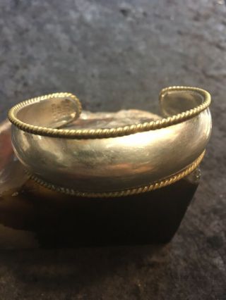 103 Grams Of Vintage To Now Sterling Silver 9.  25 Cuff Bracelets.  USA - Mexico. 3