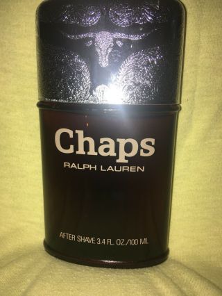 Chaps Ralph Lauren Men 3.  4 Fl Oz After Shave Vintage & Discontinued
