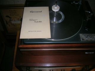 Vintage Garrard Turntable Record Player Lab 80