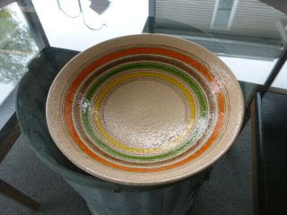 Vintage Rosenthal Netter Mid Century Pottery Bowl Vase Raymor Italy