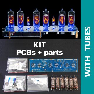 Diy Kit In - 14 Arduino Shield Ncs314 Nixie Tubes Clock [with Tubes]