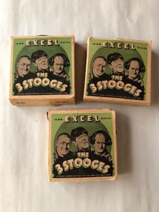 Vintage The Three Stooges Excel 16mm Movies