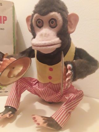Vintage Musical Jolly Chimp with Cymbals Good Box 2