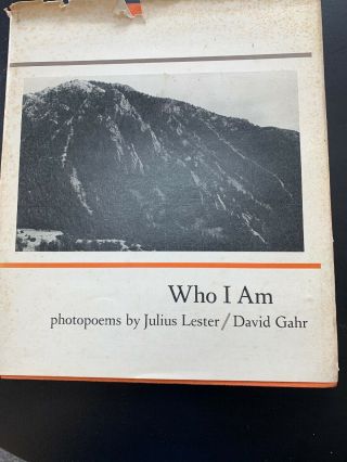 Book.  Who I Am By Julius Lester And David Gahr 1974