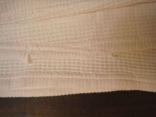 Vintage Baby Morgan Blanket 100 Cotton Thermal Receiving Lovey Blankie USA 5