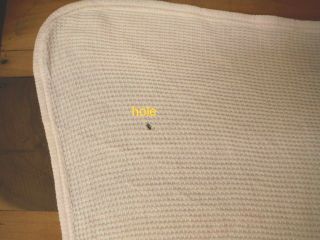 Vintage Baby Morgan Blanket 100 Cotton Thermal Receiving Lovey Blankie USA 8