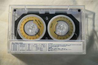 Teac Cassette Torque Meter Test Tape Mtt - 8331,