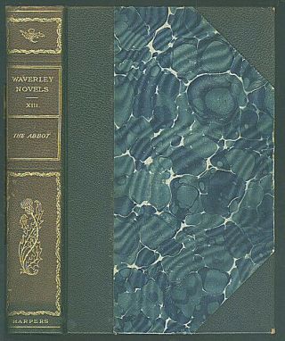 The Abbot Sir Walter Scott Waverley Novel Leather Illus