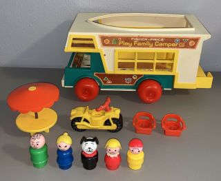 Vintage 1972 Fisher Price Little People Play Family Camper Playset 994