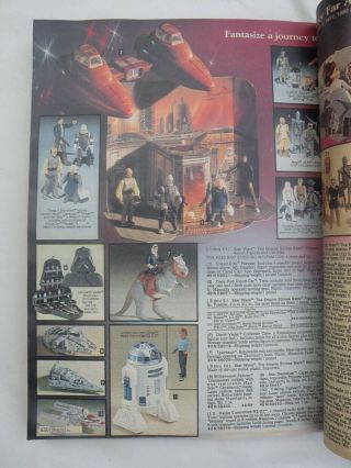 vtg SEARS 1980 Christmas Wish Book - Star Wars Space Toys Early Home Arcade 6