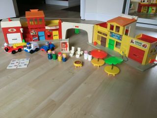 Vintage 1973 Fisher Price Play Family Village