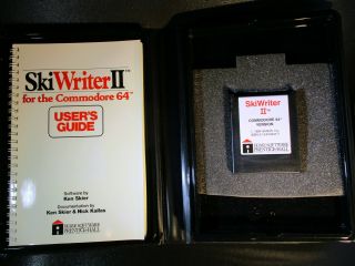 SkiWriter II Communicating Word Processor Software for Commodore 64 Floppy Disk 2