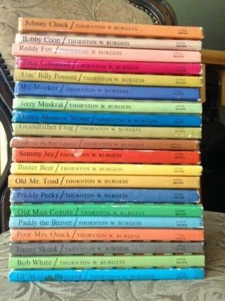 Thornton W Burgess The Adventures Of Bedtime Story Books Complete Set Of 20 1964