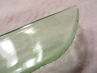 Vintage Green Depression Glass Cake and Fruit Knife 4