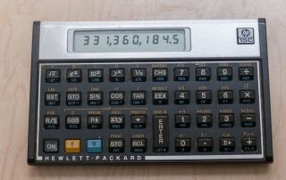 Vintage Hewlett Packard Hp 15c Calculator From An Estate,  Good