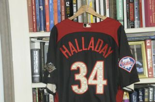 Vintage Roy Halladay Phillies 2011 All Star Jersey Majestic Size L With Tags