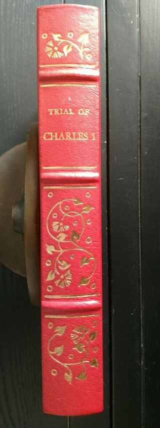 Trial Of King Charles The First By J.  G.  Muddiman 1990 Fine Leather Binding