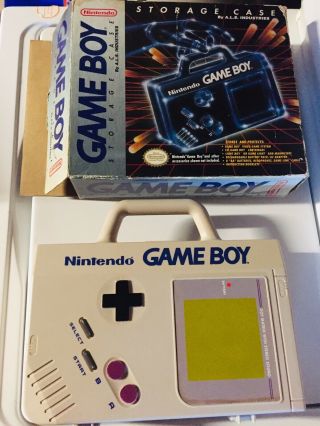 Vintage Nintendo Gameboy Game Boy Hard Carry Case Complete