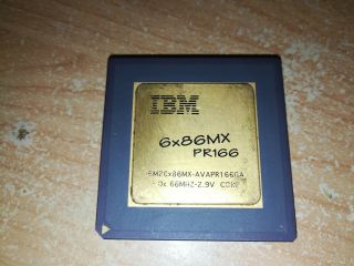 Ibm 6x86mx Pr166,  Ibm26x86mx - Avapr166ga,  Vintage Cpu,  Gold