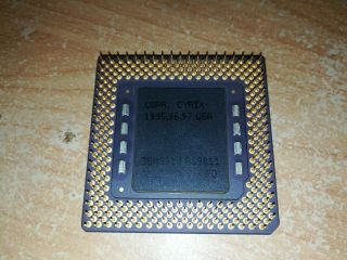 IBM 6x86MX PR166,  IBM26x86MX - AVAPR166GA,  Vintage CPU,  GOLD 2