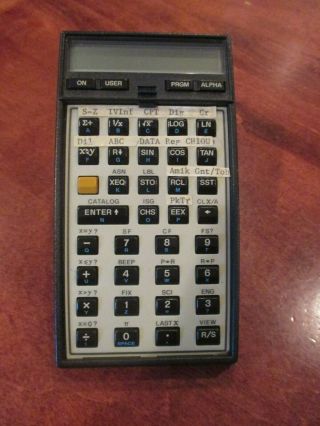 Vintage Hewlett - Packard Programmable HP Calculator Model 41CV W/Leather Case 2
