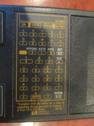 Vintage Hewlett - Packard Programmable HP Calculator Model 41CV W/Leather Case 6