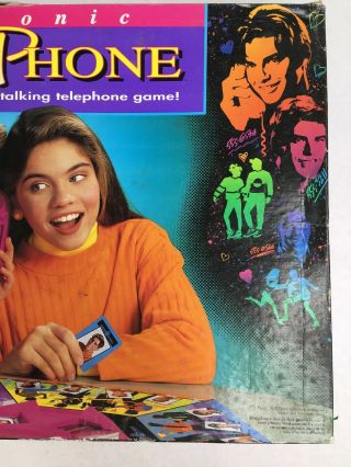 Electronic Dream Phone 1991 Board Game VINTAGE 100 Missing Parts 2