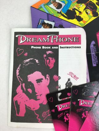 Electronic Dream Phone 1991 Board Game VINTAGE 100 Missing Parts 5