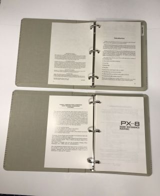 Epson PX - 8 Geneva Notebook/Laptop/Portable Computer Manuals R16091 4