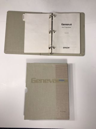 Epson PX - 8 Geneva Notebook/Laptop/Portable Computer Manuals R16091 5