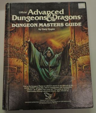 Vintage Dungeon Masters Guide Advanced Dungeons & Dragons Ad&d Tsr 2011 (1987)