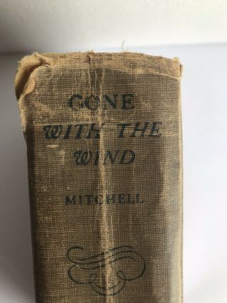 Gone with the Wind,  Hardcover 1st Edition,  September 1936,  Margaret Mitchell 4